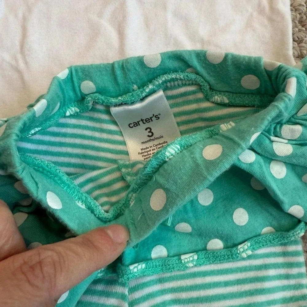 Carters Girls Daddys Little Princess Outfit Set Size 3‎ Months